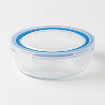 Close-up of airtight lid locking mechanism and silicone seal